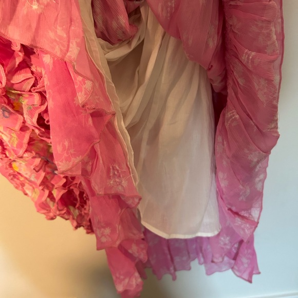 Fillyboo Pink and White Long Sleeve Maxi Dress - Picture 11 of 11